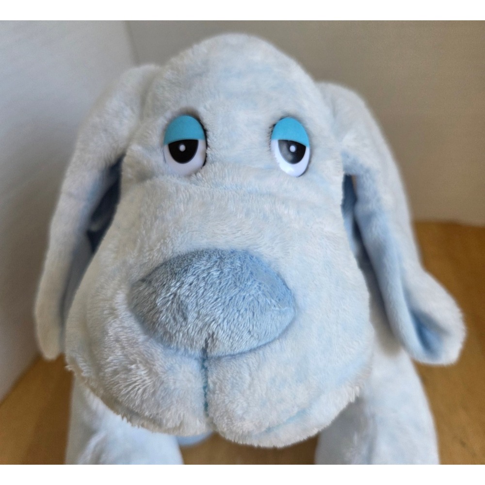 Vintage 1999 Chosun All Mine Just Friends Blue Dog Plush Puppy Floppy 11 inch